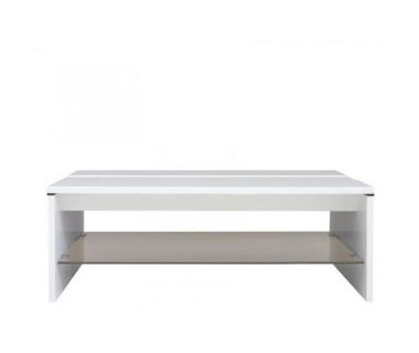 Стол журнальный BRW (БРВ) Ацтека LAW/4/11 Белый + Белый глянец (GRB-1660)