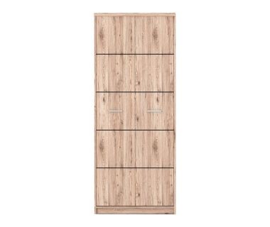 Шкаф двухдверный Распашной Гербор Шанталь SZF2D Дуб санремо светлый (GRB-1430)