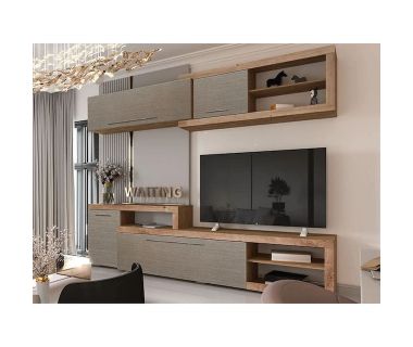 Модульная стенка для гостиной BRW (БРВ) Вероника Готланд + Грейж тесси (GRB-1934) Модульная стенка для гостиной BRW (БРВ) Вероника Готланд + Грейж тесси (GRB-1934)