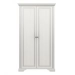 Шкаф двухдверный Гербор Уайт 2D Ясень снежный + Сосная серебряная (GRB-1335)