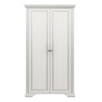 Шкаф двухдверный Гербор Уайт 2D Ясень снежный + Сосная серебряная (GRB-1335)