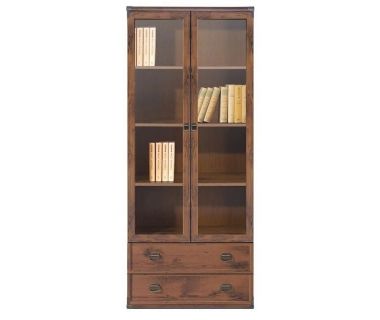 Пенал-витрина BRW (БРВ) Индиана JWIT2D2S/80 Дуб шутер (GRB-1854) Пенал-витрина BRW (БРВ) Индиана JWIT2D2S/80 Дуб шутер (GRB-1854)