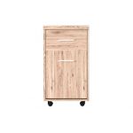 Тумба офисная под стол Гербор Шанталь KON1D1S Дуб санремо светлый (GRB-1409)