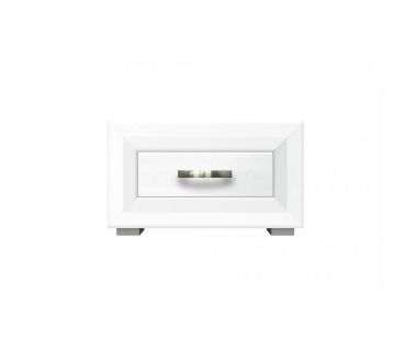 Тумба прикроватная BRW (БРВ) Маркус KOM1S Джанни + Дуб каменный (GRB-1994)