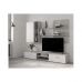 Модульная стенка для гостиной Гербор Кватро Бетон + Белый (GRB-1909)