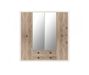 Шкаф с зеркалом в спальню BRW (БРВ) Коэн 2 SZF4D2S Сосна аризонская + Дуб корабельный (GRB-1785) Шкаф с зеркалом в спальню BRW (БРВ) Коэн 2 SZF4D2S Сосна аризонская + Дуб корабельный (GRB-1785)