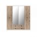 Шкаф с зеркалом в спальню BRW (БРВ) Коэн 2 SZF4D2S Сосна аризонская + Дуб корабельный (GRB-1785)