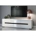 Тумба под телевизор BRW (БРВ) Ацтека RTV2D2S/4/15 N Белый + Белый глянец (GRB-1951)