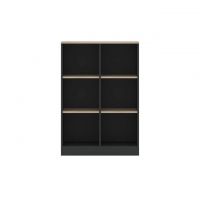 Тумба офисная Гербор Офис Нью KOM80 Антрацит + Дуб сонома (GRB-1381)