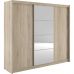 Шафа-купе тридверна з дзеркалом Гербор Маріо 240 Дуб сонома (GRB-1883)