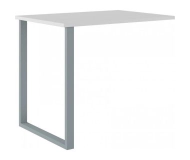 Стіл приставний Гербор Кабі BIU90 Попелястий + Антрацит (GRB-1305)