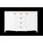 Комод в гостиную Гербор Карина KOM2D4S Нимфея альба + Дуб сонома трюфель (GRB-1123)