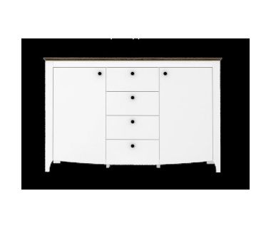 Комод у вітальню Гербор Каріна KOM2D4S Німфея альба + Дуб сонома трюфель (GRB-1123) Комод у вітальню Гербор Каріна KOM2D4S Німфея альба + Дуб сонома трюфель (GRB-1123)