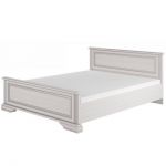 Кровать двуспальная (без основания под матрас) BRW (БРВ) Кентукки LOZ/180 180x200 см Белый альпийский (GRB-1547)