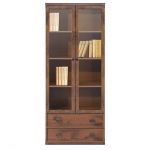 Пенал-витрина BRW (БРВ) Индиана JWIT2D2S/80 Дуб шутер (GRB-1854)