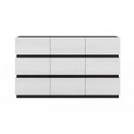 Комод в спальню Гербор Лайер KOM2D3S Венге магия + Ясень снежный (GRB-1137)