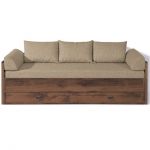 Кровать трансформер с матрасом и подушками BRW (БРВ) Индиана JLOZ80/160 79-154х202 см Дуб шутер (GRB-1566)