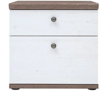Тумба прикроватная Гербор Тина KOM2S Сосна каньон + Дуб сонома трюфель (GRB-1375)