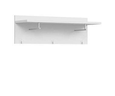 Вешалка настенная BRW (БРВ) Флеймс PAN/3/9 Белый + Белый глянец (GRB-1683) Вешалка настенная BRW (БРВ) Флеймс PAN/3/9 Белый + Белый глянец (GRB-1683)