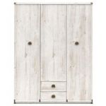Шкаф для одежды в спальню BRW (БРВ) Индиана JSZF3D2S/150 Сосна аризонская (GRB-1605)