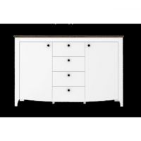 Комод в гостиную Гербор Карина KOM2D4S Нимфея альба + Дуб сонома трюфель (GRB-1123)