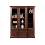 Пенал-витрина Гербор Соната 3w/2s Каштан (GRB-1075)