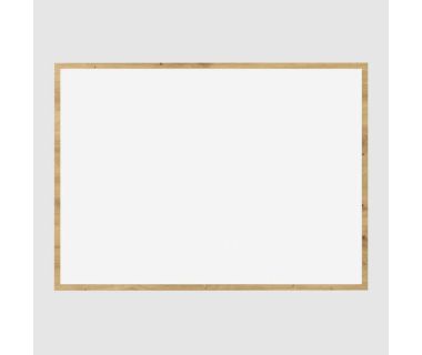 Зеркало настенное Гербор Рутения LUS110 Дуб артизан + Нимфея альба (GRB-1098)