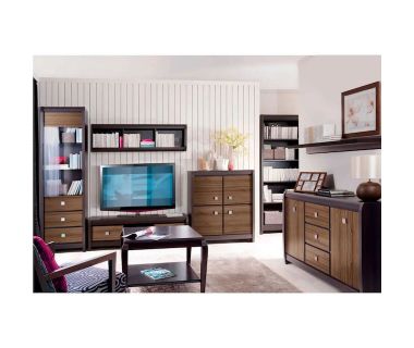 Модульна стінка для вітальні BRW (БРВ) Лорен N77826 Венге магія + Монтеверде (GRB-1592) Модульна стінка для вітальні BRW (БРВ) Лорен N77826 Венге магія + Монтеверде (GRB-1592)