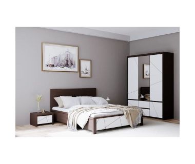 Комплект модульный в спальню BRW (БРВ) Каспиан МДФ N77781 Венге магия + Белый снег (GRB-1734) Комплект модульный в спальню BRW (БРВ) Каспиан МДФ N77781 Венге магия + Белый снег (GRB-1734)