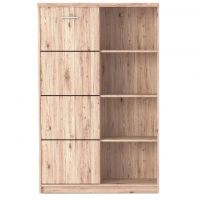 Шафа-пенал з полицями Гербор Шанталь REG1DO Дуб санремо світлий (GRB-1259)