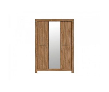 Шкаф для одежды с зеркалом BRW (БРВ) Герман SZF2D1L/22/17 Дуб стерлинг (GRB-1688) Шкаф для одежды с зеркалом BRW (БРВ) Герман SZF2D1L/22/17 Дуб стерлинг (GRB-1688)