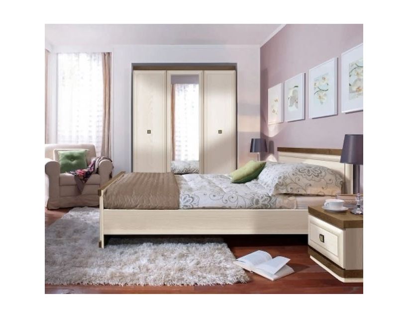 Комплект модульный в спальню BRW (БРВ) Орегон Сосна аризонская + Дуб больцано (GRB-1824)