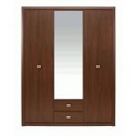 Шафа в спальню із дзеркалом Гербор Коен SZF3D2S Венге магія (GRB-1419)