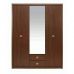 Шкаф в спальню с зеркалом Гербор Коэн SZF3D2S Венге магия (GRB-1419)