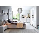 Комплект модульный в спальню BRW (БРВ) Кристина N77830 Белый + Белый глянец (GRB-1599)