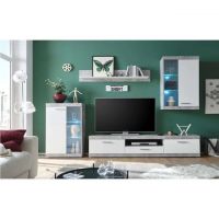 Модульная стенка для гостиной BRW (БРВ) Кэтлин Бетон + Нимфея альба (GRB-1905)