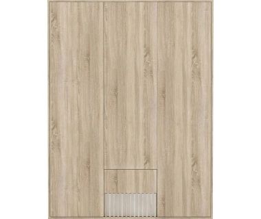 Шкаф распашной для одежды Гербор Брус SZF3D2S Дуб сонома + Нимфея альба (GRB-1412) Шкаф распашной для одежды Гербор Брус SZF3D2S Дуб сонома + Нимфея альба (GRB-1412)