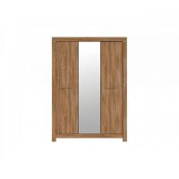 Шкаф для одежды с зеркалом BRW (БРВ) Герман SZF2D1L/22/17 Дуб стерлинг (GRB-1688)