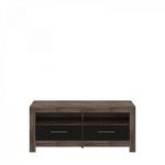 Тумба под телевизор Гербор Белен RTV2S Дуб ансберг + Дуб болотный коричневый (GRB-1313)