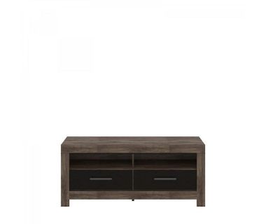 Тумба под телевизор Гербор Белен RTV2S Дуб ансберг + Дуб болотный коричневый (GRB-1313)