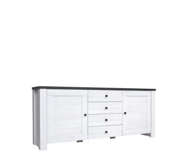 Комод в гостиную BRW (БРВ) Антверпен II 2D4S (телескопы) Ясень снежный + Дуб мореный (GRB-1486) Комод в гостиную BRW (БРВ) Антверпен II 2D4S (телескопы) Ясень снежный + Дуб мореный (GRB-1486)