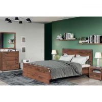 Комплект модульный в спальню BRW (БРВ) Индиана N77873 Дуб шуттер (GRB-1598)