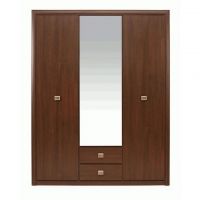 Шкаф в спальню с зеркалом Гербор Коэн SZF3D2S Венге магия (GRB-1419)
