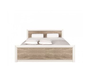 Ліжко двоспальне (без основи під матрац) BRW (БРВ) Коен 2 LOZ/160 160x200 см Сосна аризонська + Дуб корабельний (GRB-1549)