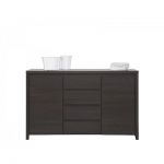 Комод в гостиную BRW (БРВ) Каспиан KOM2D4S Дуб милано темный (GRB-1494)