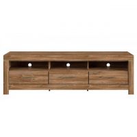 Тумба під телевізор із підсвічуванням BRW (БРВ) Герман RTV3S/6/20 Дуб стерлінг (GRB-1972)