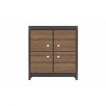 Комод с дверцей BRW (БРВ) Лорен KOM4D Венге магия + Монтеверде (GRB-1526)