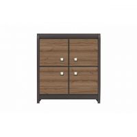 Комод с дверцей BRW (БРВ) Лорен KOM4D Венге магия + Монтеверде (GRB-1526)
