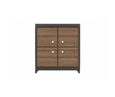 Комод с дверцей BRW (БРВ) Лорен KOM4D Венге магия + Монтеверде (GRB-1526) Комод с дверцей BRW (БРВ) Лорен KOM4D Венге магия + Монтеверде (GRB-1526)