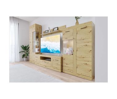 Модульная стенка для гостиной Гербор Тотен Дуб артизан (GRB-1891) Модульная стенка для гостиной Гербор Тотен Дуб артизан (GRB-1891)